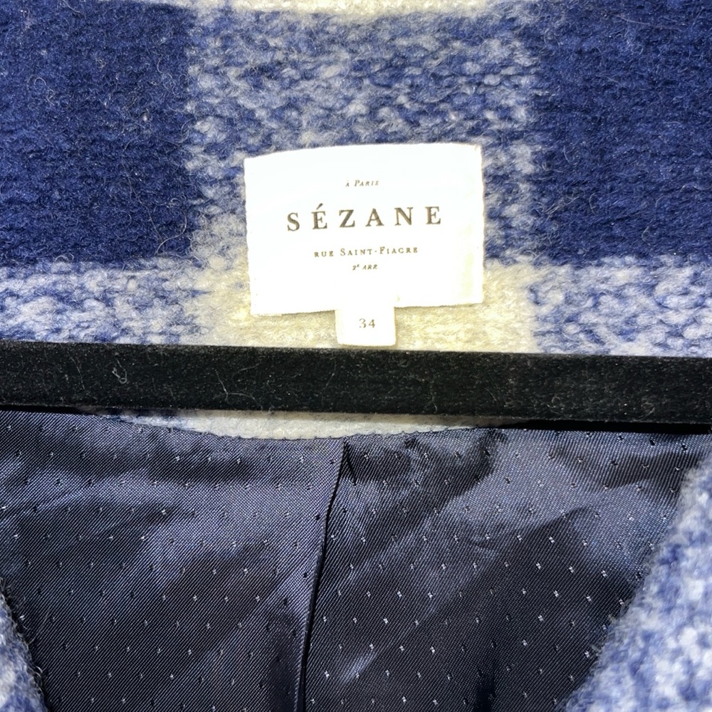 SALE ‼️Sezane Manteau Joe Wool Blend Coat - Picture 2 of 11